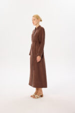 Gloria Washed Silk Shirt Dress - Image 8