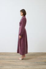 Gloria Washed Silk Shirt Dress - Image 5