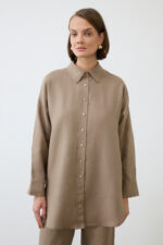 Natural 100% Linen Pants Set - Image 3