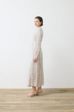 Pastel Patterned Viscose Rayon Shirt Dress - Image 11