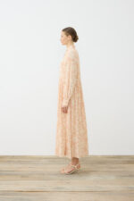 Pastel Patterned Viscose Rayon Shirt Dress - Image 10