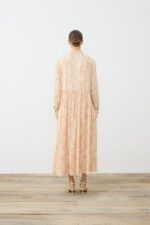 Pastel Patterned Viscose Rayon Shirt Dress - Image 7