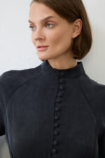 Prime Washed Silk Buttoned Belt Dress - Image 4