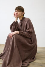 Prime Washed Silk Buttoned Belt Dress - Image 8