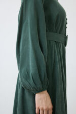Prime Washed Silk Buttoned Belt Dress - Image 10