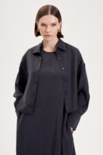 Prime Washed Silk Sleeveless Shirt Set