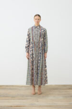 SOLE Patterned Voile Shirt Dress - Image 6