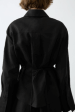 Vale 100% Linen Wrap Skirt Set - Image 6