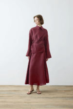 Vale 100% Linen Wrap Skirt Set
