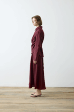 Vale 100% Linen Wrap Skirt Set - Image 4